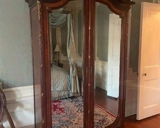 FL2 French Mirrored Armoire 