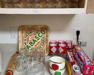 Multiple sets of 4 Tabasco Glasses