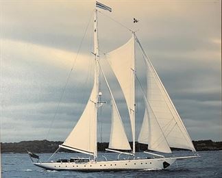 Large Sailboat Canvas