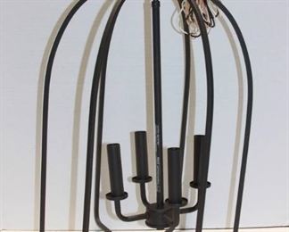 Bulbrite Black Metal Chandelier