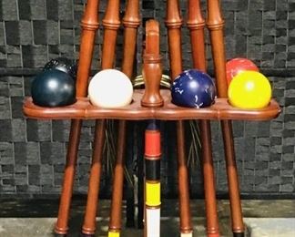 Classic Croquet Set in Walnut