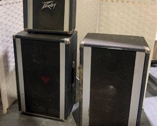 Trio of Peavey Speakers