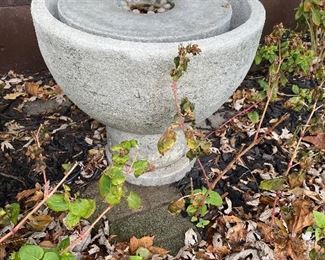 Garden fountain 