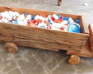 Handmade Wooden Truck & Trailer