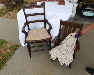 Vintage Wood Chairs