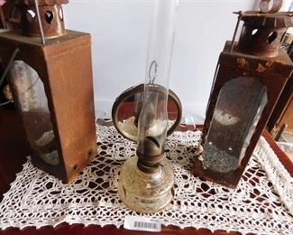 Vintage Collection of Three lamps