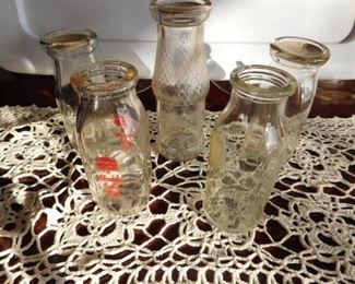 Vintage Glass Bottles (4)