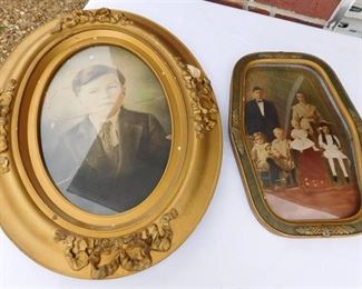 Vintage Picture Frames w/ Frames