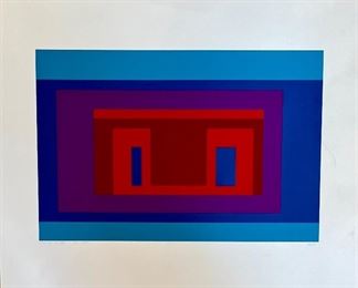 Josef Albers, signed and numbered