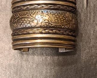 Wide Sterling bracelet 
