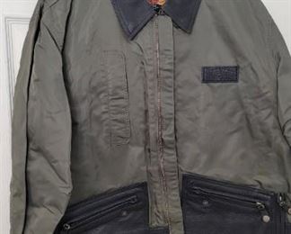 Authentic Harley Davidson Jacket signed by Willie G Davidson himself as well as Karen Davidson with original hanger