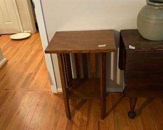 Mission style side table