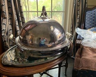 Server : collosal domed chafing dish 