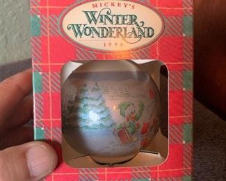 Tons of Collectible Disney Ornaments…All new in boxes. 