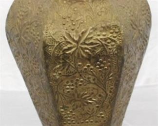 10 - Brass Vase 12 1/2" Tall
