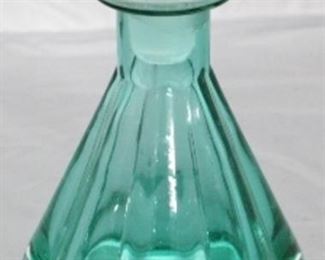 37 - Art Glass Perfume Bottle 6 1/2" tall
