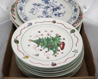 69 - Tray Lot of Assorted Dishes plates & platters
