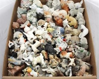 74 - Tray Lot of Assorted Miniature Cat Figures

