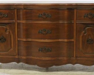 76x - Bassett French buffet 34 x 62.5 x 21 some scratches on front
