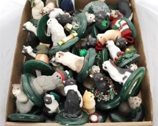 78 - Tray Lot of Assorted Cat Figures
