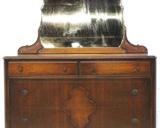 80x - Vintage carved dresser with mirror 71 x 47 x 21
