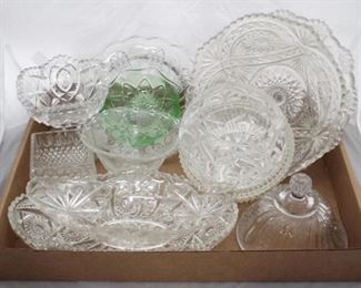 97 - Tray Lot of Assorted Glass Items
