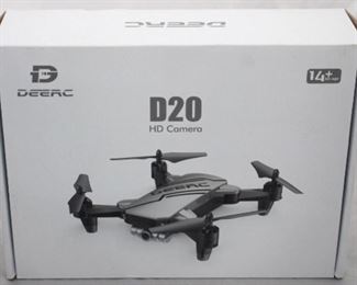 115 - Dee RC D20 HD Camera Drone w/Box not tested
