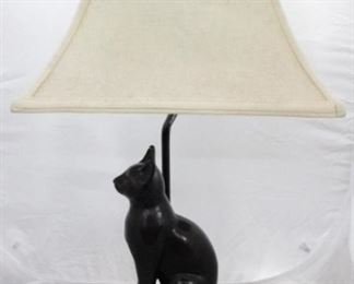 139 - Cat Statue Lamp 22" Tall

