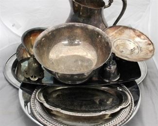 148 - Lot of Assorted Silver Plated Items
