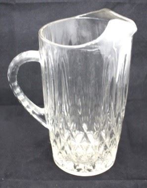 226 - Pressed glass pitcher 10 x 7 1/2
