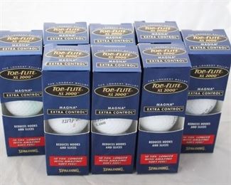 509 - 8 Boxes Spalding Top-Flite XL 2000 Golf Balls
