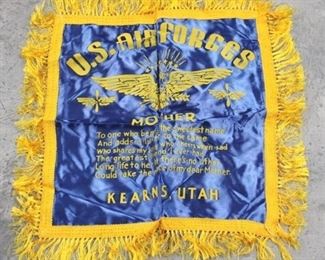 631 - WWII US Air Forces "Mother" Kearns UT Pillow Cover 20 x 20
