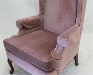 684 - Clayton Marcus Queen Anne Wing Back Chair 44.5 x 27 x 26.5
