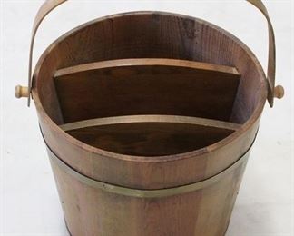 691 - Wood Bucket - 12 x 13
