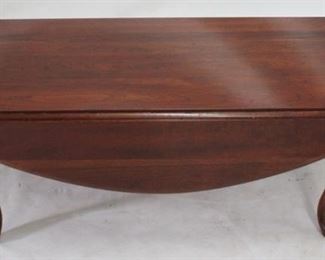 777 - Queen Anne Coffee Table - drop sides 17 x 49.5 x 36
