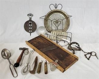 881 - Lot of Assorted Vintage Kitchen Items & More
