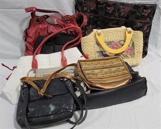 910 - Lot of Assorted Purses to include tapestry tote
