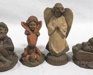 989 - 4 Tom Clark gnome figurines

