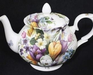 1186 - Bristol China Co teapot 8 x 6 1/2
