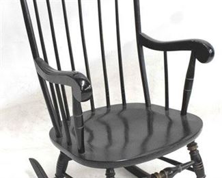 2026 - Ethan Allen Stenciled vintage Boston rocking chair 41 x 25 x 27 1/2
