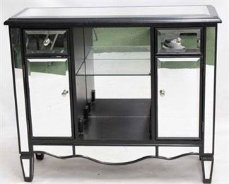 2187 - Butler Specialty mirrored bar cabinet 36 x 42 1/2 x 15 1/2
