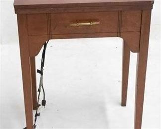 2216 - Singer sewing machine table 31 x 22 1/2 x 17

