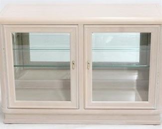 2246 - Painted display curio console 29 1/2 x 42x 15
