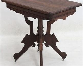 2251 - Victorian carved parlor table 32 x 32 1/2 x 22
