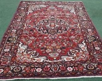 2262 - Persian wool area rug 111 x 65 some wear
