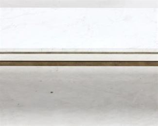 2272 - Butler Specialty marble top coffee table New showroom sample 18 1/2 x 48 1/2 x 28 1/2
