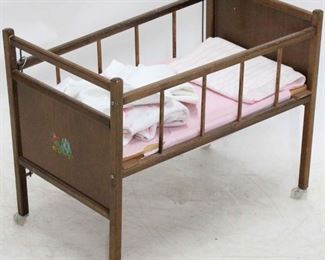 2304 - Vintage doll bed 19 x 26 x 15
