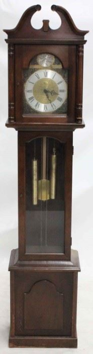 2337 - Vintage Ridgeway grandfather clock 69 1/2 x 15 1/2 x 10 1/2
