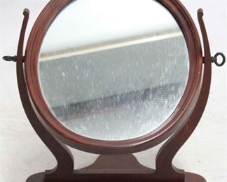 2341 - Round vintage shaving mirror 23 x 19 1/2 x 7 1/2
