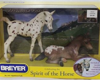 2348 - Breyer Horse 1437 Appaloosa Foals, twins
